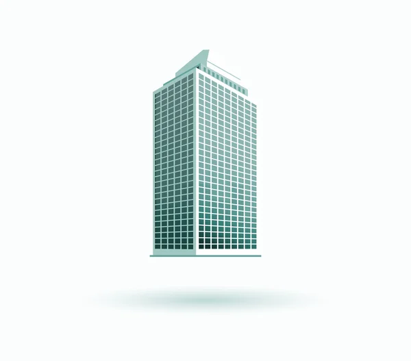 Skyscrapers House Building Icon — Stock Vector