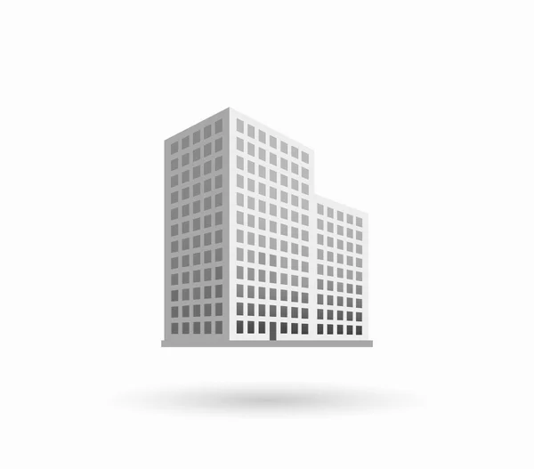 摩天大楼房屋建筑图标 — 图库矢量图片