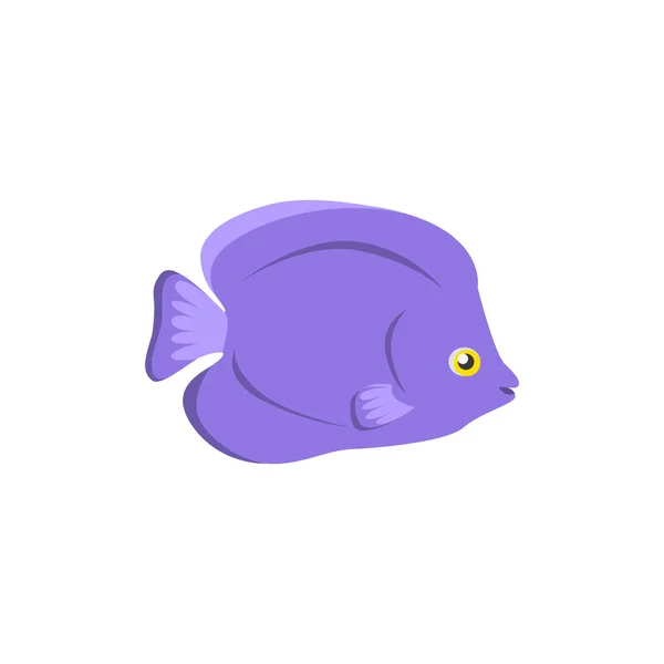 Chaetodon Larvatus Ocean Fish Icono — Archivo Imágenes Vectoriales
