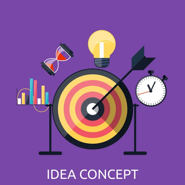 Concepto de idea fondo — Vector de stock