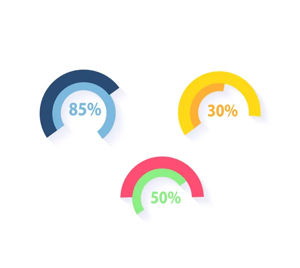 Gegevens Tools Financiën Diagramm en afbeelding — Stockvector