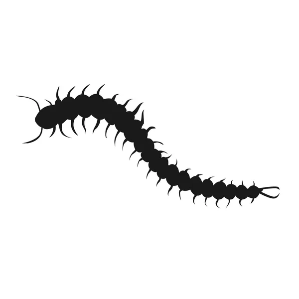 Centipede Insect Icon — 스톡 벡터