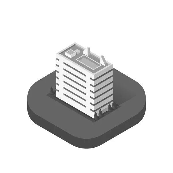 Grattacieli House Building Icon — Vettoriale Stock