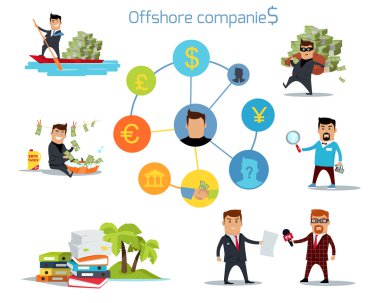 Panama Papers Offshore Company clipart
