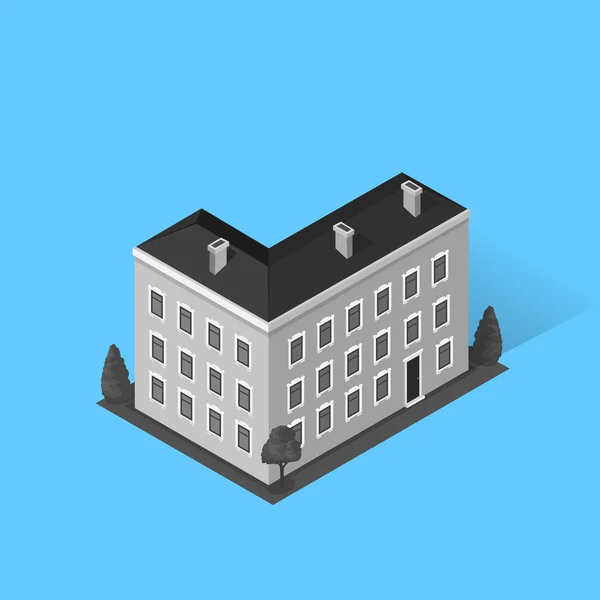 Grattacieli House Building Icon — Vettoriale Stock