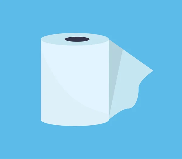 Toilet Paper Web Banner Flat Design — Stock Vector