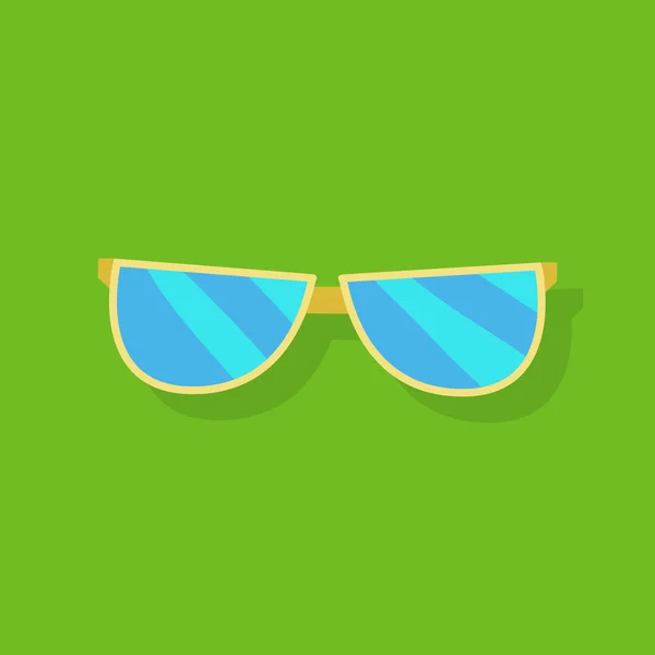 Sunglasses Icon Silhouette — Stock Vector