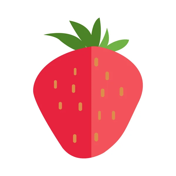 Strawberries Vector Illustration In Flat Style Design. — Stock Vector
