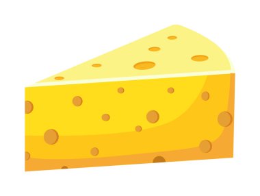 Mutfak, sandviç, pizza, süt ürünleri için üçgen sarı peynir malzemesi.