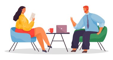 Ofis çalışanları. İş arkadaşları. Meslektaşlar proje takım çalışmasını tartışırlar. Ofis çalışanları iş ve iletişim