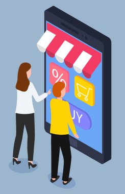 Smartphone üzerinden online alışveriş, E-ticaret
