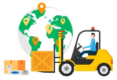 Uluslararası Teslimat, Dünya Çapında Sevkiyat Vektörü