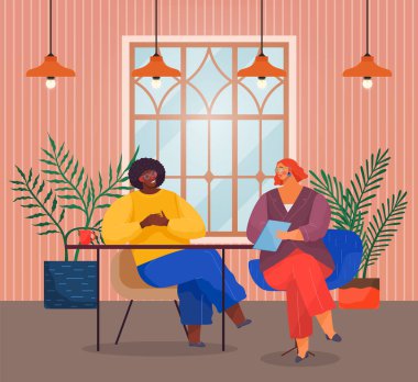 Ortakların iş görüşmesi, iş yerindeki adayla görüşme, Afrikalı adamın özgeçmişi.