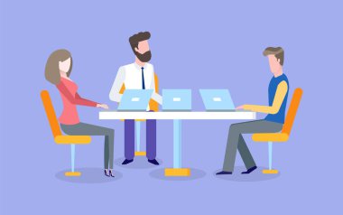 Konferansta Oturan Yöneticiler, İş Toplantısı