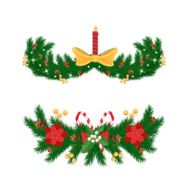 Ladin Ağacı Dalları, Yanan Mum Dekorasyonu