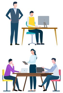 Ofiste çalışanlar, Patron ve İşçi