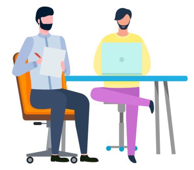 Komisyoncular Erkek İşbirliği, İşçi Ekibi Vektörü