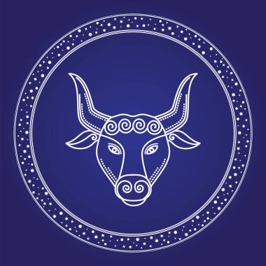Taurus Zodiac Astroloji Burç Vektörü
