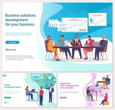 İş çözümleri geliştirme, proje yönetimi temelleri, çalışma sürecinin organizasyonu