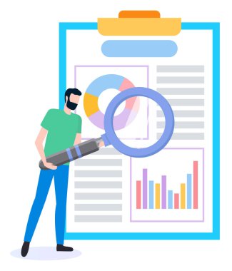 Müşteri çekmek için bir yol ara. Proje yönetimi ve pazarlama stratejisi düz tasarım