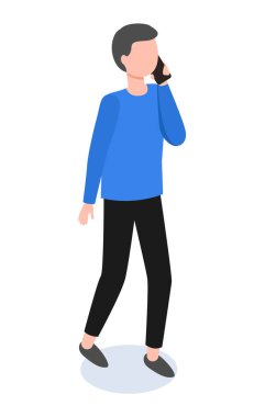 İş adamı resmi giysiler içinde telefonda konuşuyor. Başarılı bir yönetici cep telefonuyla konuşuyor.