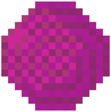 Kozmik nesne güneş sistemi astronomik elementi. Piksel oyunu için pembe spiralli uzay oyunu