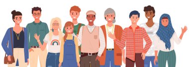 İnsanlar jestleri selamlıyor. Farklı milletler temsilcileri el sallayarak merhaba diyor.