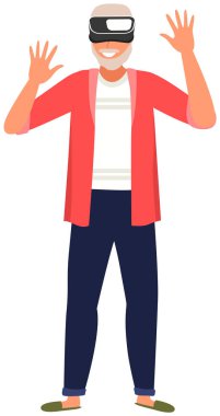 Yaşlı insanlar video oyunu oynar. Farklı aletleri olan yaşlı insanlar. Bilgisayarda eski eğitim