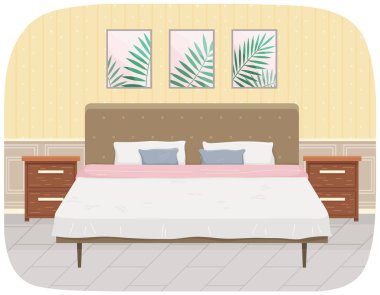 Düz dizayn iç tasarım. Dairedeki mobilyaların planlanması ve düzenlenmesi. Oturma odası. Ev hayatı. Biçim evi