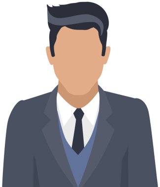 Ofis ekibindeki kendine güvenen iş adamı. Koyu takım elbiseli ve kravatlı bir adam kollarını kavuşturmuş duruyor.