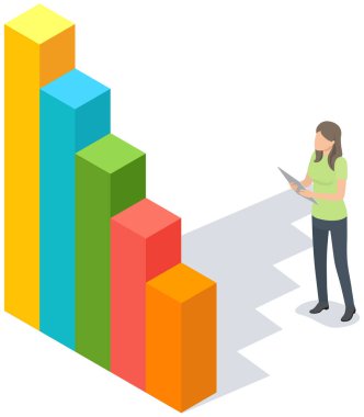 Çalışanlar istatistiksel göstergeleri, iş verilerini analiz ederler. Karakterler pazarlama araştırmalarıyla çalışır