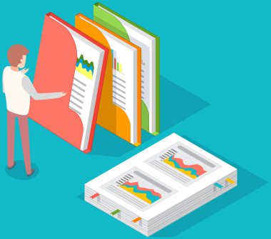 Çalışanlar istatistiksel göstergeleri, iş verilerini analiz ederler. Karakterler pazarlama araştırmalarıyla çalışır