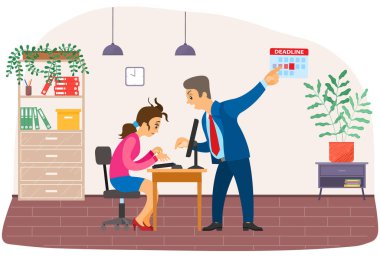 Son teslim tarihi, kötü zaman yönetimi. Stresli koşullarda ve yoğun patron baskısı altında çalışmak