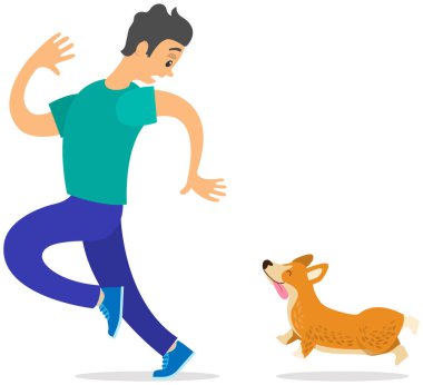 Köpekten korkan adam sinofobiden muzdariptir, insan korkusu kavramı. Hayvana korkuyla bakan biri.