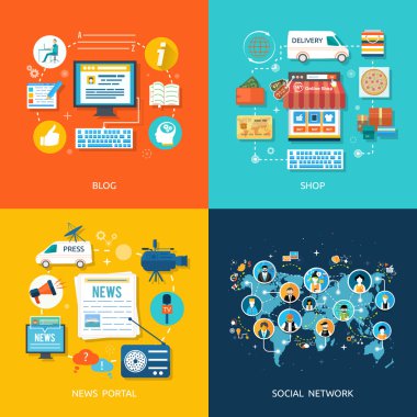 sosyal medya ve ağ bağlantı kavramı