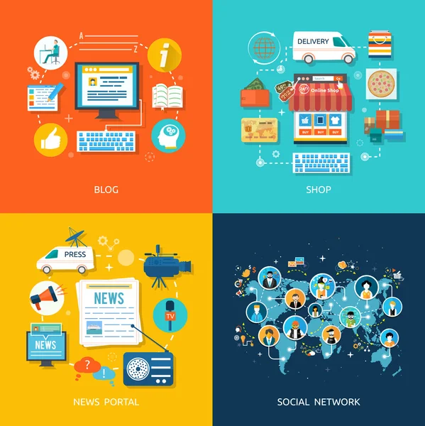 sosyal medya ve ağ bağlantı kavramı