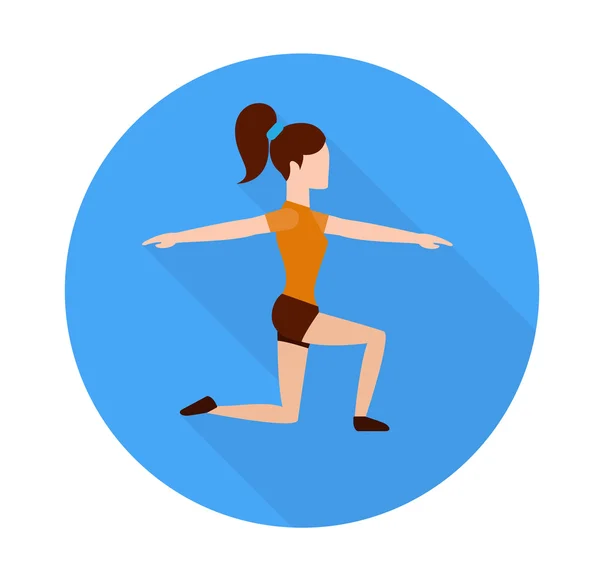 Sport vrouw — Stockvector