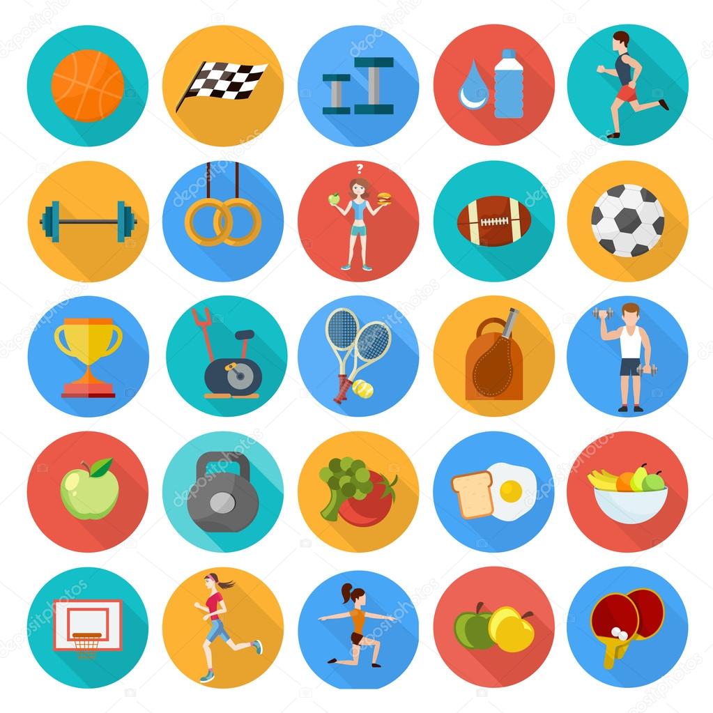Set of sport icons