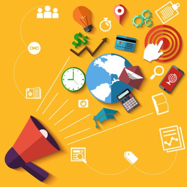 Megafon ile dijital pazarlama kavramı