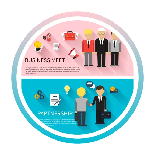 Concept of business meeting, teamwork, partnership