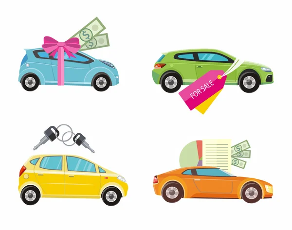 Araba, kira ve kredi satın alma