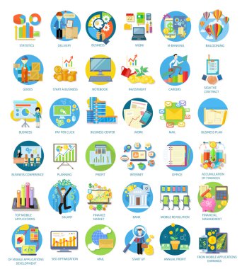 Set of Busines Icons