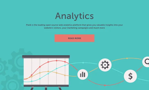 SEO, Programming and Web Analytics Elements — Stock vektor