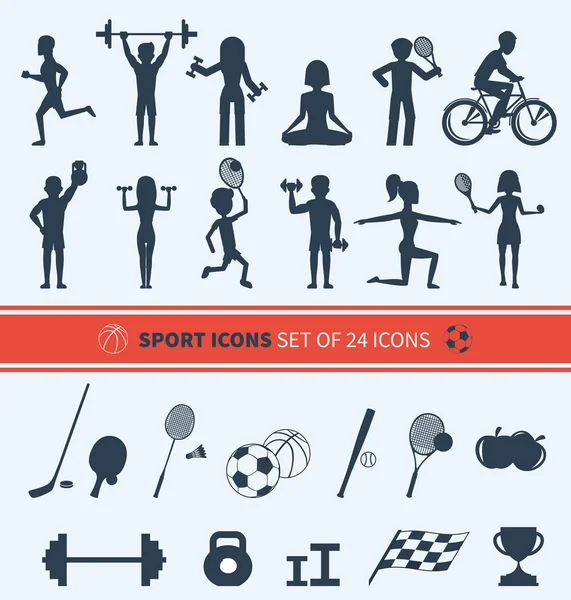 Conjunto de iconos deportivos Gráficos vectoriales