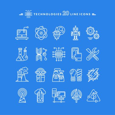 Technologies White Icons