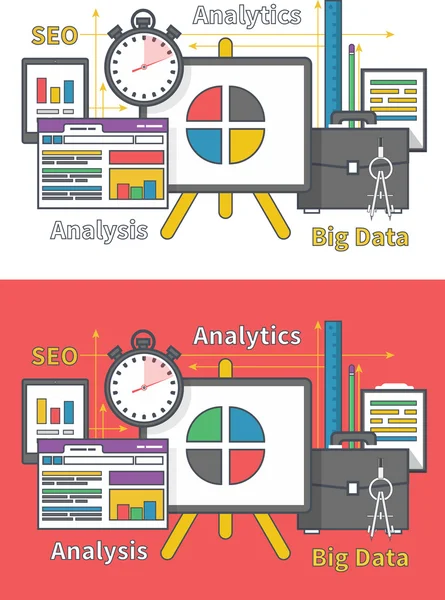 Diagramokat és paraméterekkel ellátott állvánnyal — Stock Vector