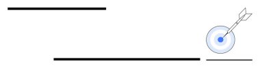 Arrow striking the center of a bullseye target symbolizes precision, achievement, and success. Ideal for goal setting, focus, success, business, planning, strategy motivation simple flat metaphor