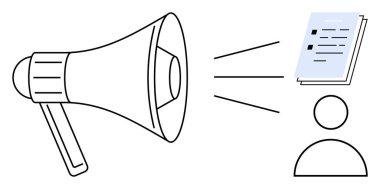 Birisine sayfalarca bilgi aktarımı, iletişimi, sosyal yardımı, duyuruları, pazarlamayı, mesajlaşmayı, eğitimi ve geri bildirim kanallarını sembolize ediyor. Basit düz metafor