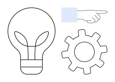 Yaratıcılık için ampul, süreç için teçhizat, yön için el feneri. Takım çalışması, yenilik, strateji, karar verme, yönlendirme verimliliği problem çözme için idealdir. Basit düz metafor