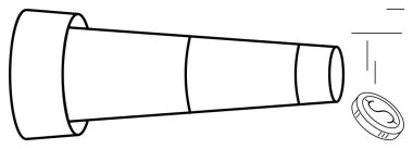 Teleskopik bir araç madeni hedef belirleme, fırsat keşfi ve vizyon netliğini öne sürüyor. Yatırım, strateji, planlama, analiz, tahmin, yenilik için ideal